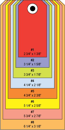 Standard Sizes #1 - #8